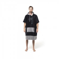 Poncho V All In black silver