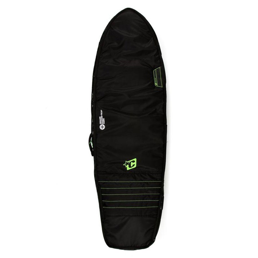 Housse Créatures Shortboard Double 6'3'' - Charcoal/Lime