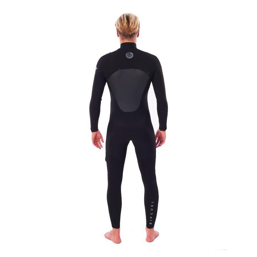 Combinaison Rip Curl FlashBomb 4/3 Chest Zip Black Dos