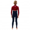 Combinaison Junior Rip Curl Flashbomb 4/3 Zip Free Navy/Red