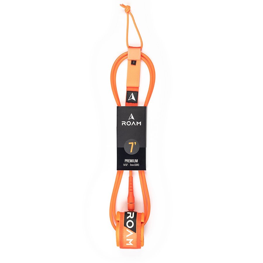 Leash De Surf Roam Premium 7 pieds Orange