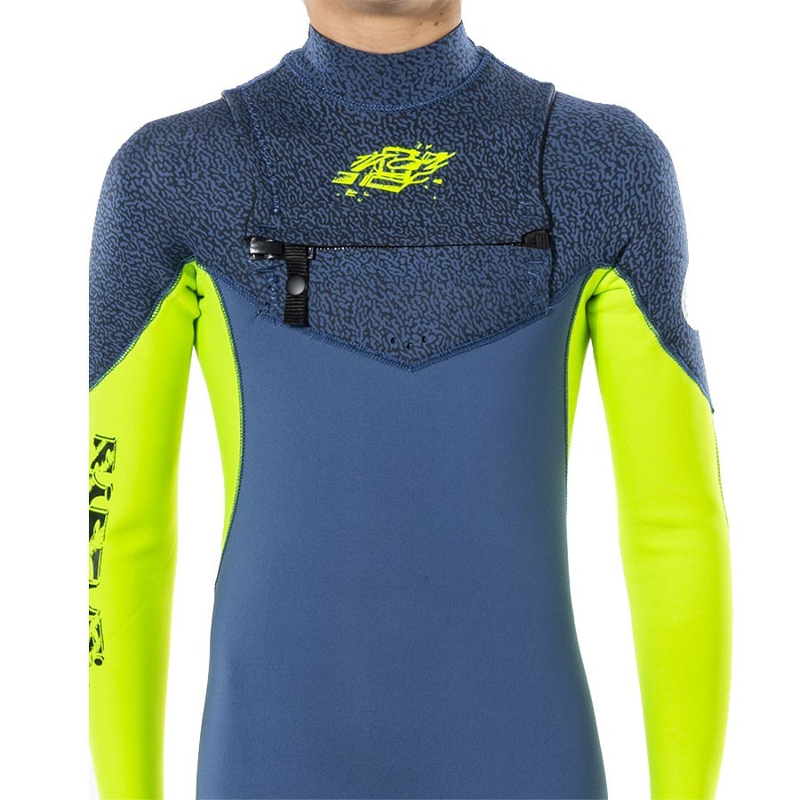 Combinaison Rip Curl Dawn Patrol 4/3 Chest Zip Blue