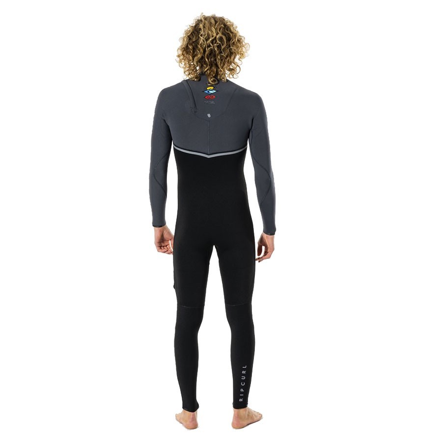 Combinaison Rip Curl FlashBomb Search 4/3 Zip free charcoal