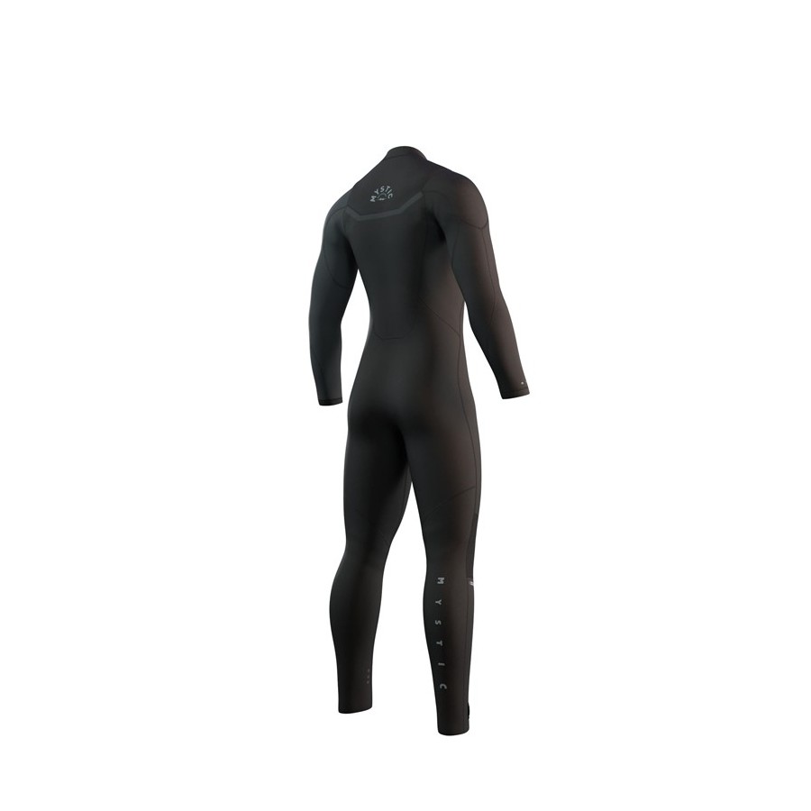 Combinaison Mystic Marshall Fullsuit 4/3 mm Fzip - Black/Grey