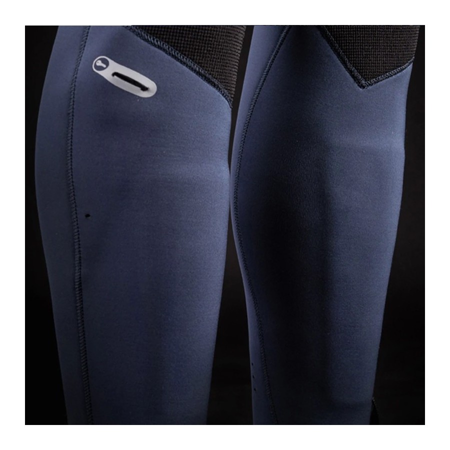 Combinaison Mystic Marshall Fullsuit 4/3 mm Fzip - Black/Grey