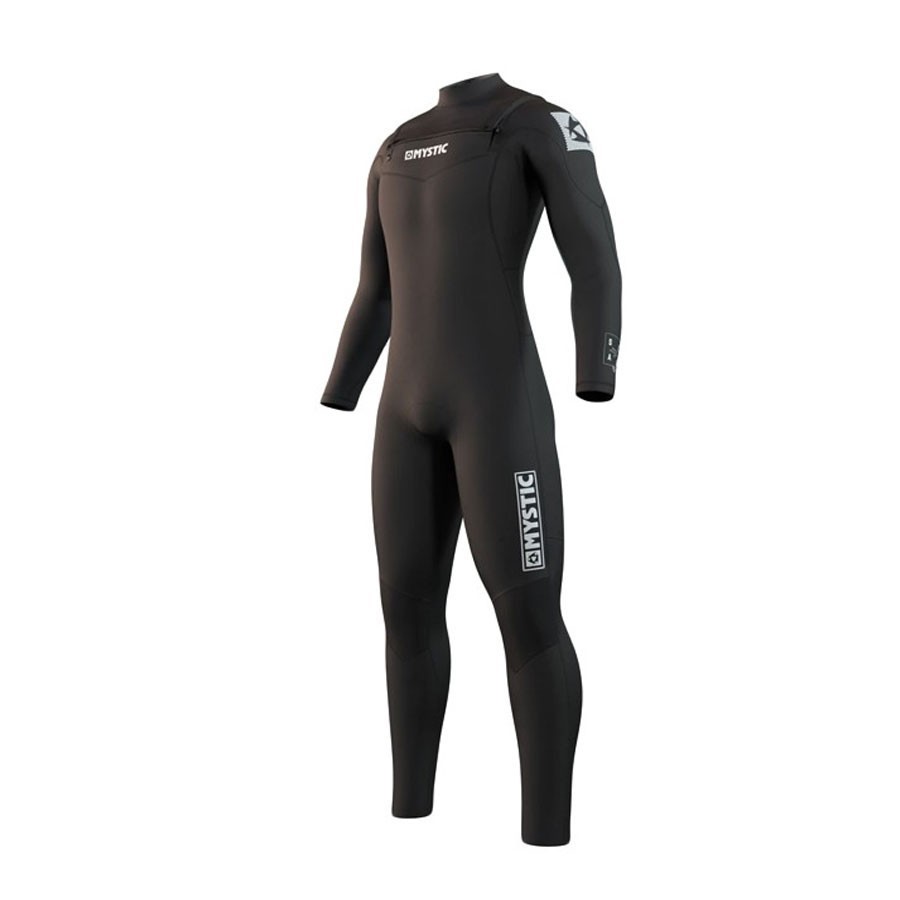 Combinaison Mystic Star 4/3 mm Fullsuit Double Fzip - Black