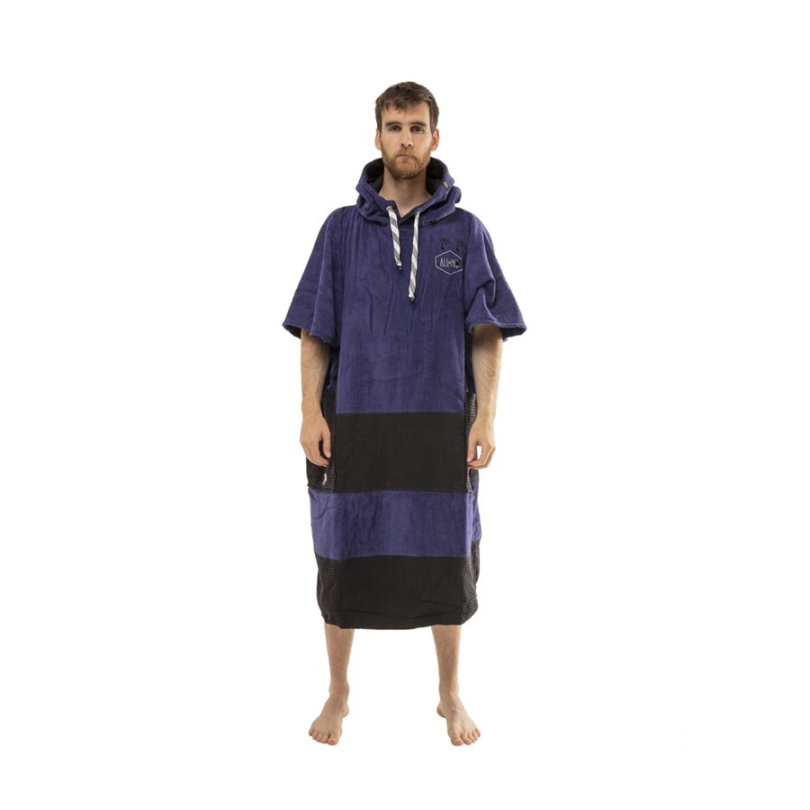 All In Poncho V Big Foot - Navy / Black Waffle