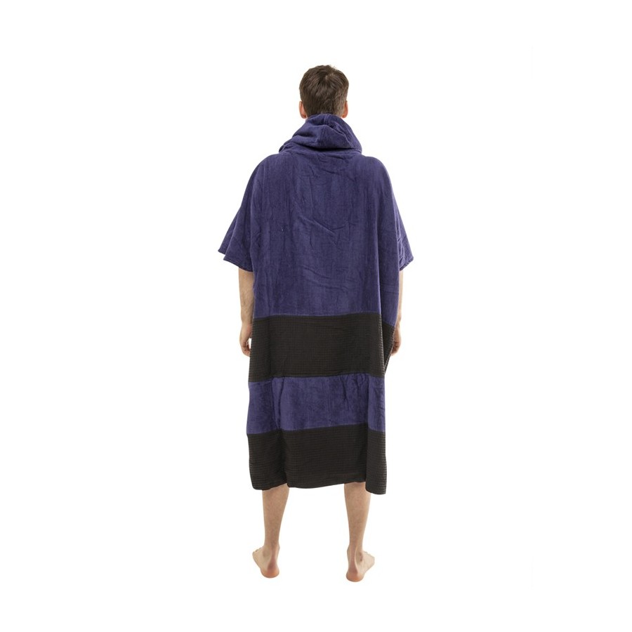 All In Poncho V Big Foot - Navy / Black Waffle
