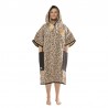 Poncho All In T Beach Crew Femme - Leopard / Black Waffle