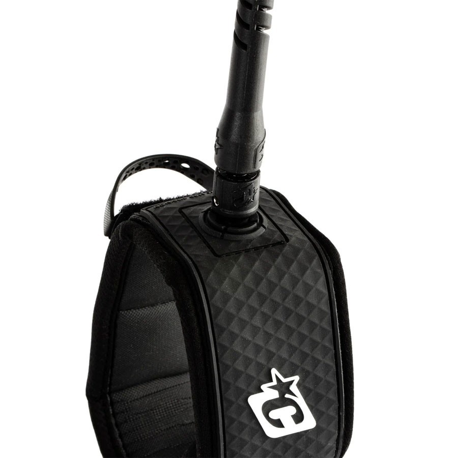 Leash de SUP Creatures Of Leisure Coiled 10" Knee black