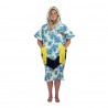 Poncho All In V Beach Crew - Palm Tree Fluo