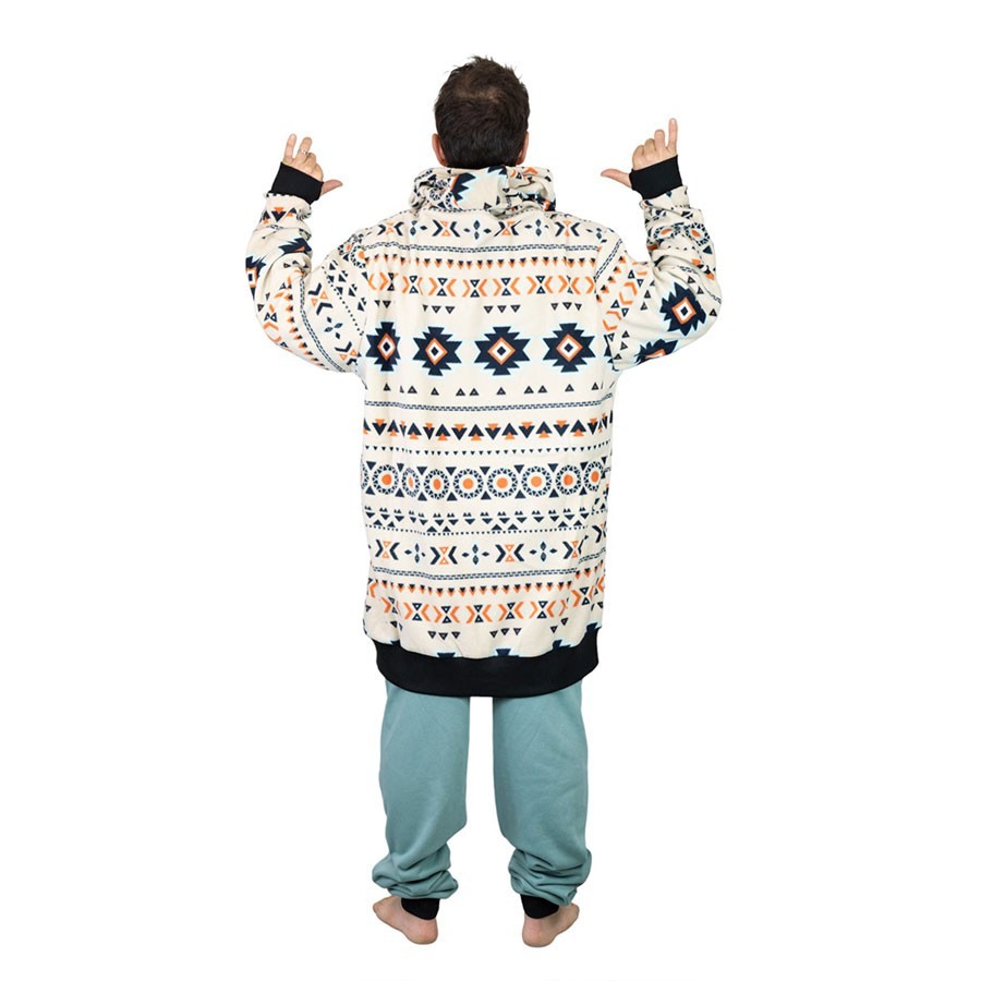 Poncho Polaire All In 100% Recyclé - Indian