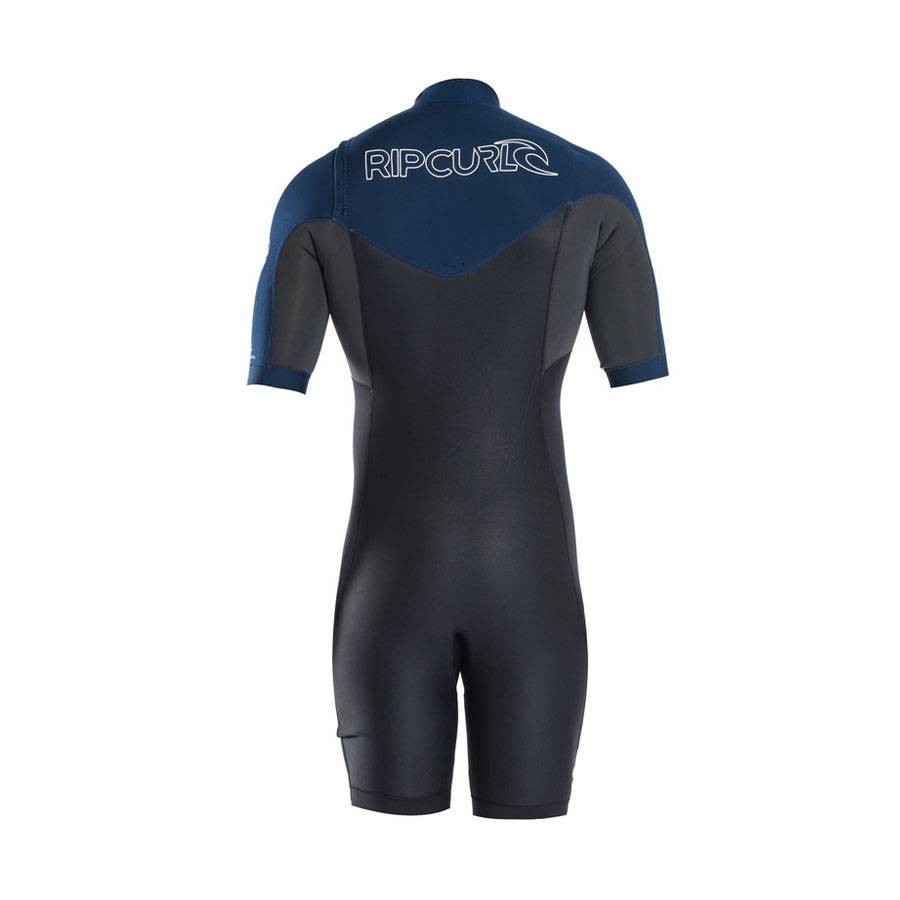 Rip Curl Shorty Manches Courtes 2/2 Dawn Patrol chest zip Navy