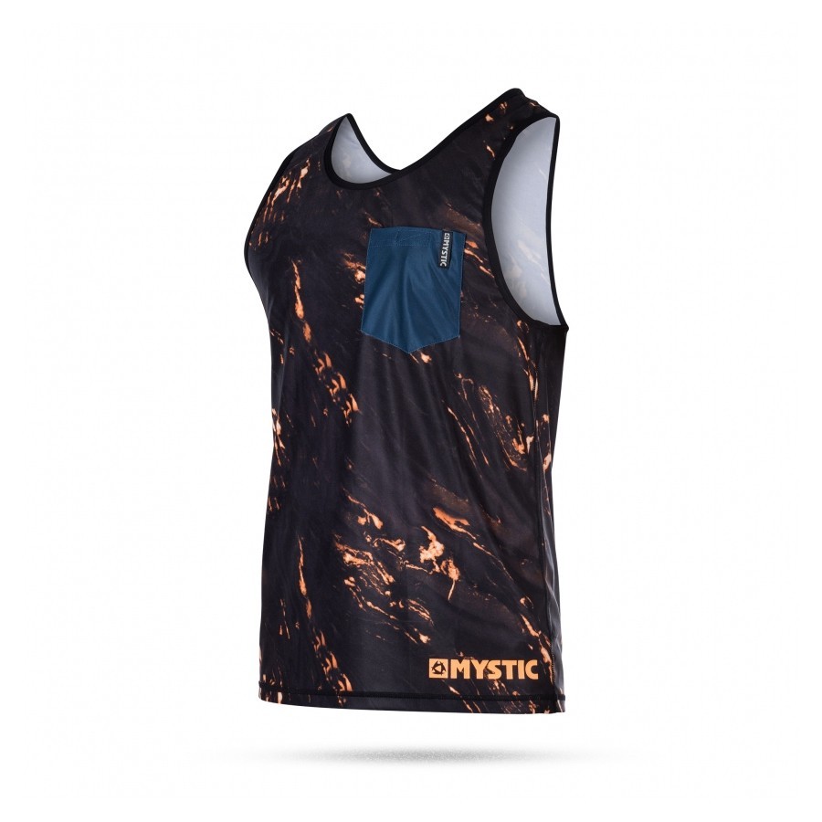 Mystic Stone Quick Dry Tank top Orange